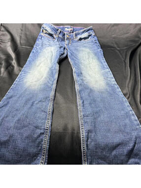 Wrangler WOMENS Medium Wash Boot Cut Jeans Size 7x32